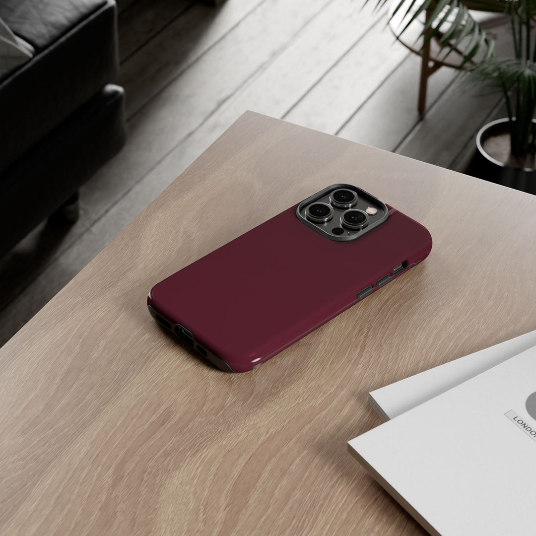 Premium Tough Burgundy Maroon Red Gift for Her Cute Phone Cases for Samsung S25 S24, S23, S22, S21, Iphone, 16, 15, 14, 13 Pro Max Ultra - Studio40ParkLane
