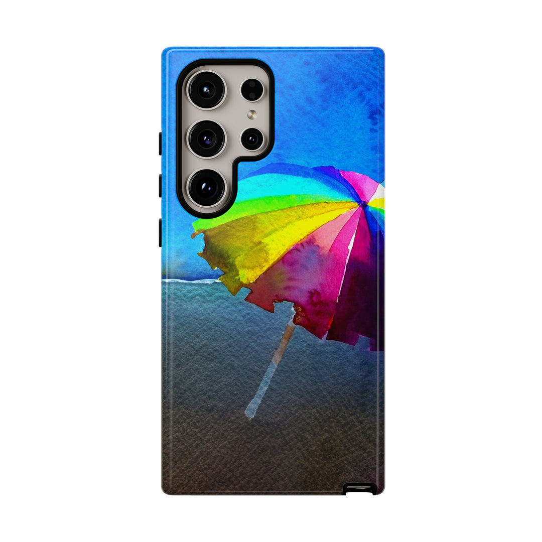 Cute Samsung Case | Cool Iphone Case | Summer Colorful Beach Parasol, Samsung S24, S23, S22, S21, IPhone 15 Case | Iphone 14 Case, Iphone 13 Case - Studio40ParkLane