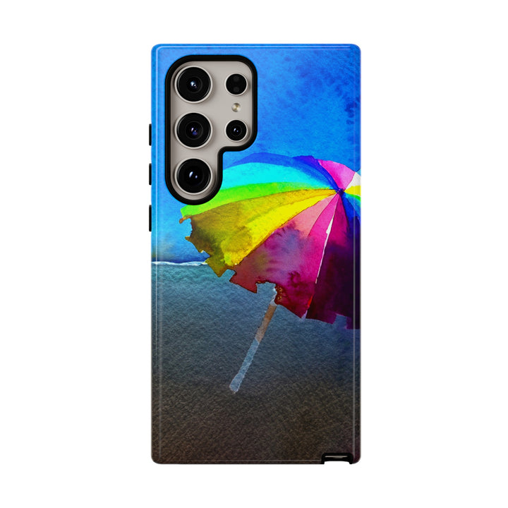 Cute Samsung Case | Cool Iphone Case | Summer Colorful Beach Parasol, Samsung S24, S23, S22, S21, IPhone 15 Case | Iphone 14 Case, Iphone 13 Case - Studio40ParkLane