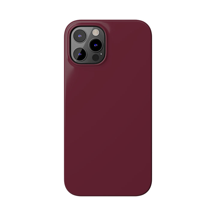 Slim Burgundy Maroon Gift for Her Aesthetic Cute Phone Case for Iphone 16 - | iPhone 15 Pro Max Case | iPhone 14 Case 13 12 11 10 9 8 7 - Studio40ParkLane