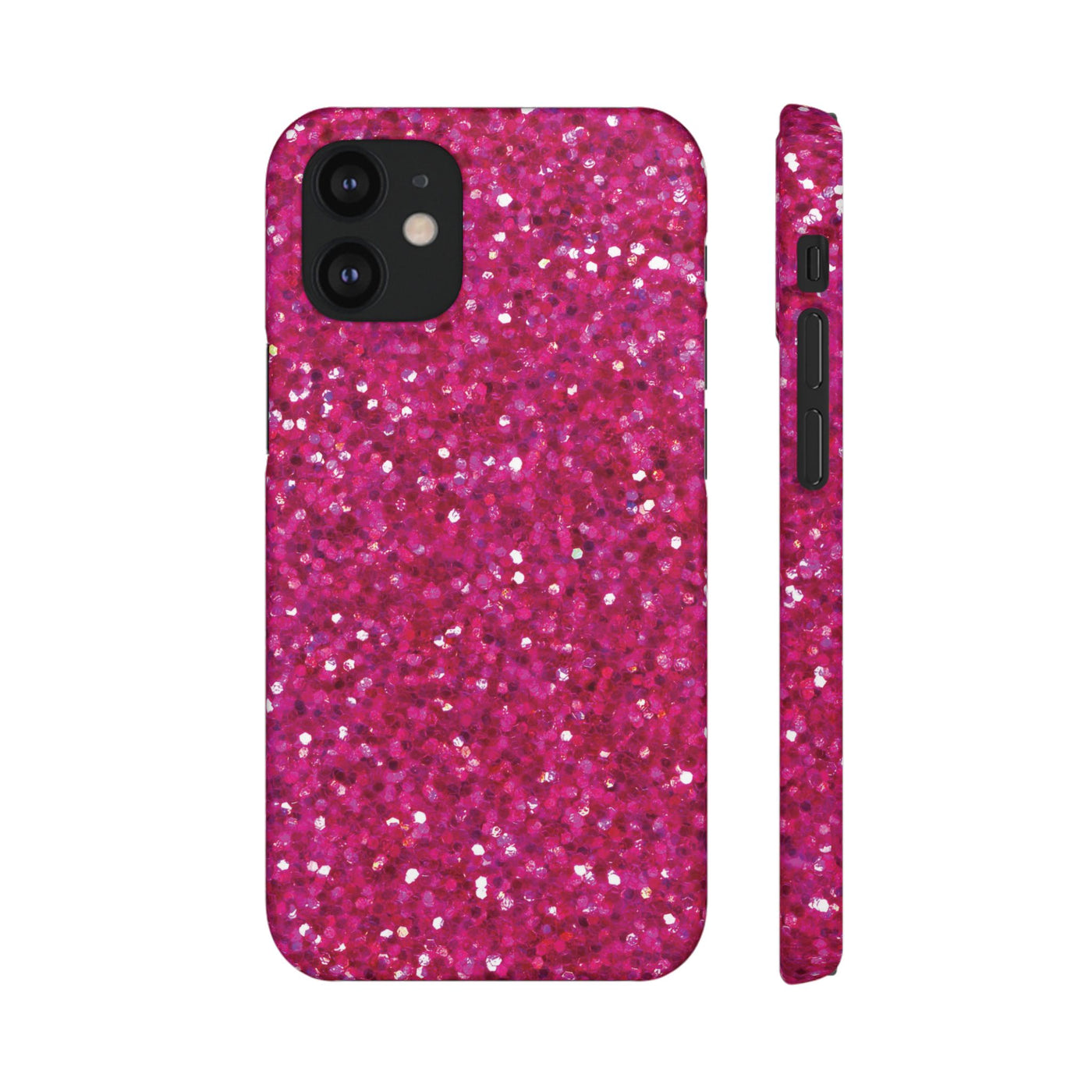 Snap Non-Glitter Muted Pink Play on "Faux" Glitter Effect Cute Phone Cases for Samsung and Iphone, 16, 15, 14, S24, S23, S22, S21, S20, Plus and Ultra