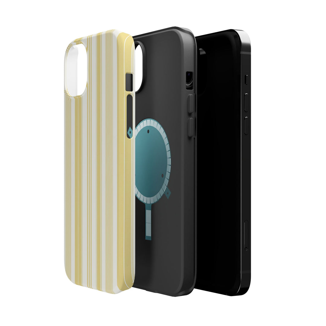 MagSafe Cute Phone Case, Coastal Striped Phone Case for iPhone 17 16 15 14 13 12 Pro Max, Samsung S25 S24 S23 Ultra case