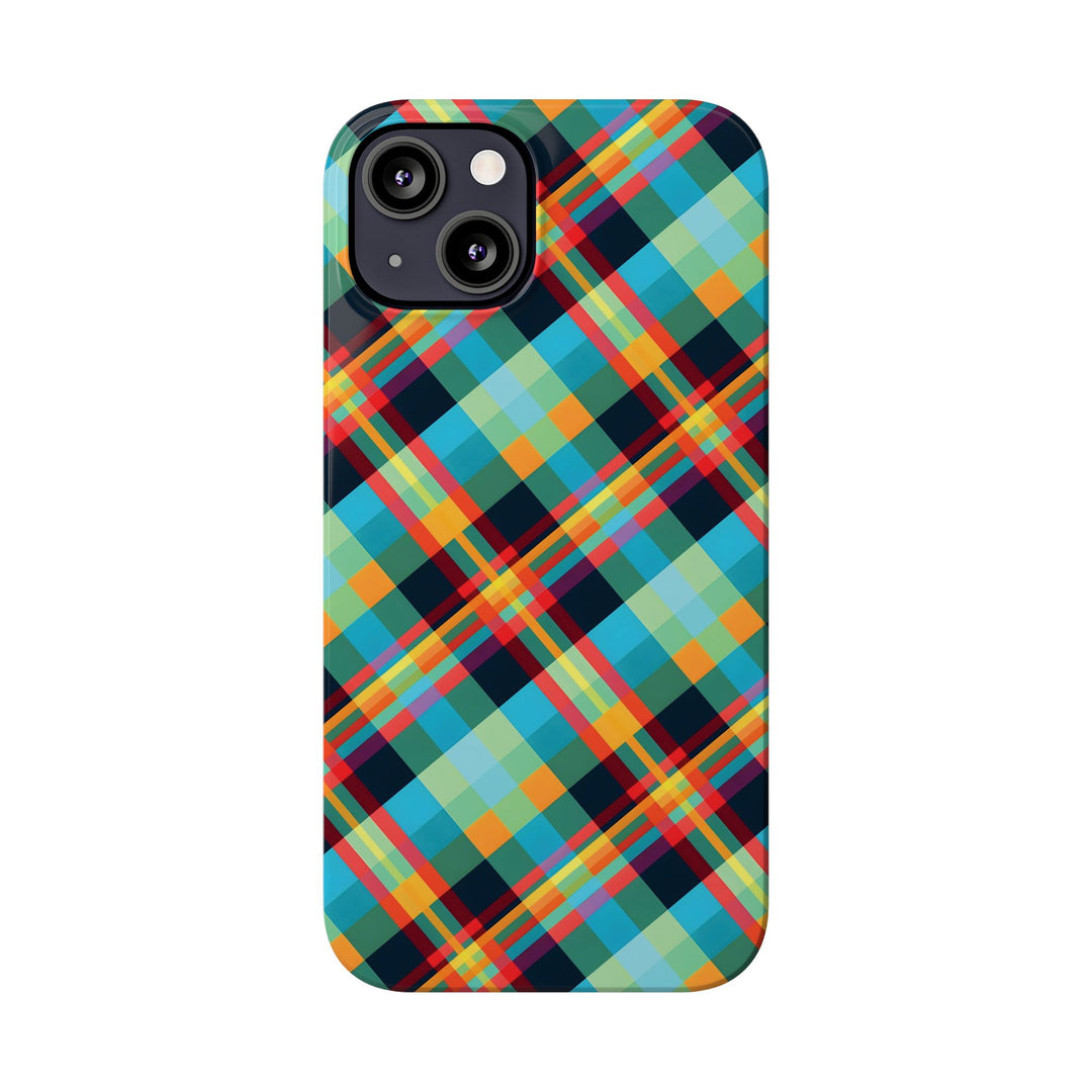 Slim Checkered Plaid Gift for Her Cute Phone Cases for Iphone 16 Pro Max | iPhone 15 Case | iPhone 15 Pro Max Case, Iphone 14, 13, 12, 11, 10, 8, 7 - Studio40ParkLane