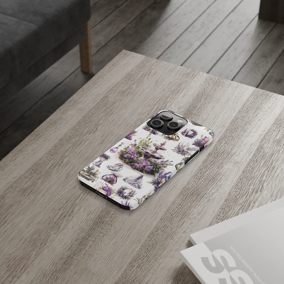 Slim Cute Phone Cases for Iphone | iPhone 15 Case | iPhone 15 Pro Max Case, Iphone 14, Iphone 14 Pro Max, Iphone 13, Lavender Wedding Theme - Studio40ParkLane