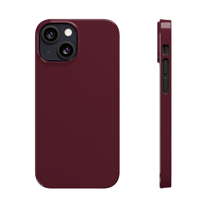 Slim Burgundy Maroon Gift for Her Aesthetic Cute Phone Case for Iphone 16 - | iPhone 15 Pro Max Case | iPhone 14 Case 13 12 11 10 9 8 7 - Studio40ParkLane
