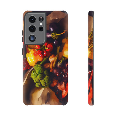 Impact Resistant, Fall Farm Vegetables, Cute Phone Cases for Samsung S24, S23, S22, S21, IPhone 15 pro Iphone 14 pro Iphone 13 IPhone 12 Iphone 11