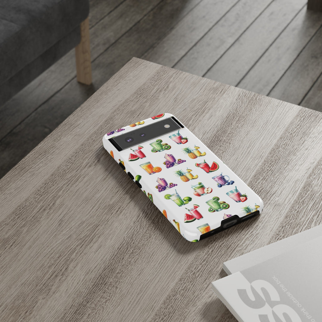 Cute Samsung Case | Cool Iphone Case | Tropical Summer Fruit Cocktail, Samsung S24, S23, S22, S21, IPhone 15 Case | Iphone 14 Case, Iphone 13 Case - Studio40ParkLane