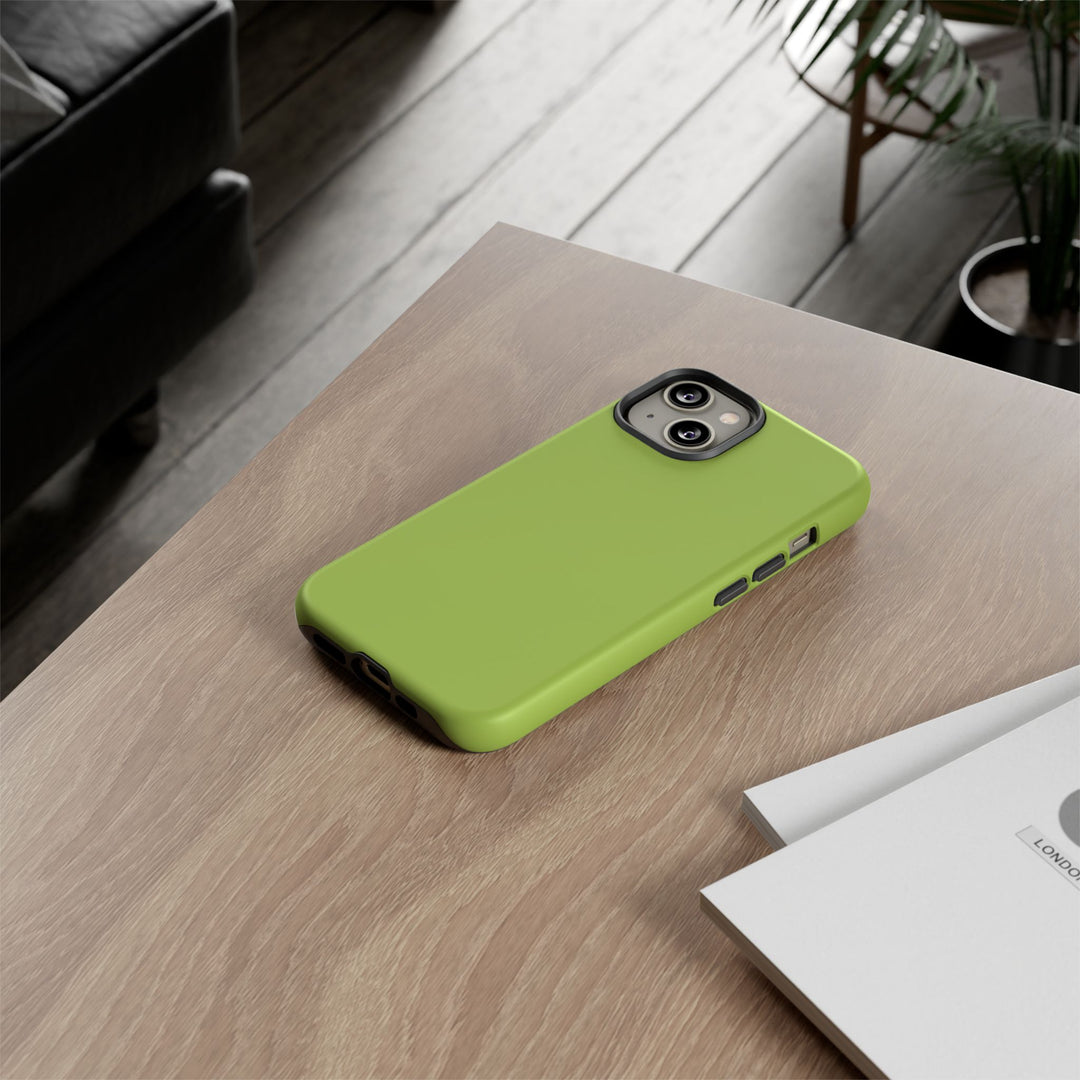 Premium Tough Chartreuse Green Gift for Her Cute Phone Cases for Samsung S25 S24, S23, S22, S21, Iphone, 16, 15, 14, 13 Pro Max Ultra - Studio40ParkLane