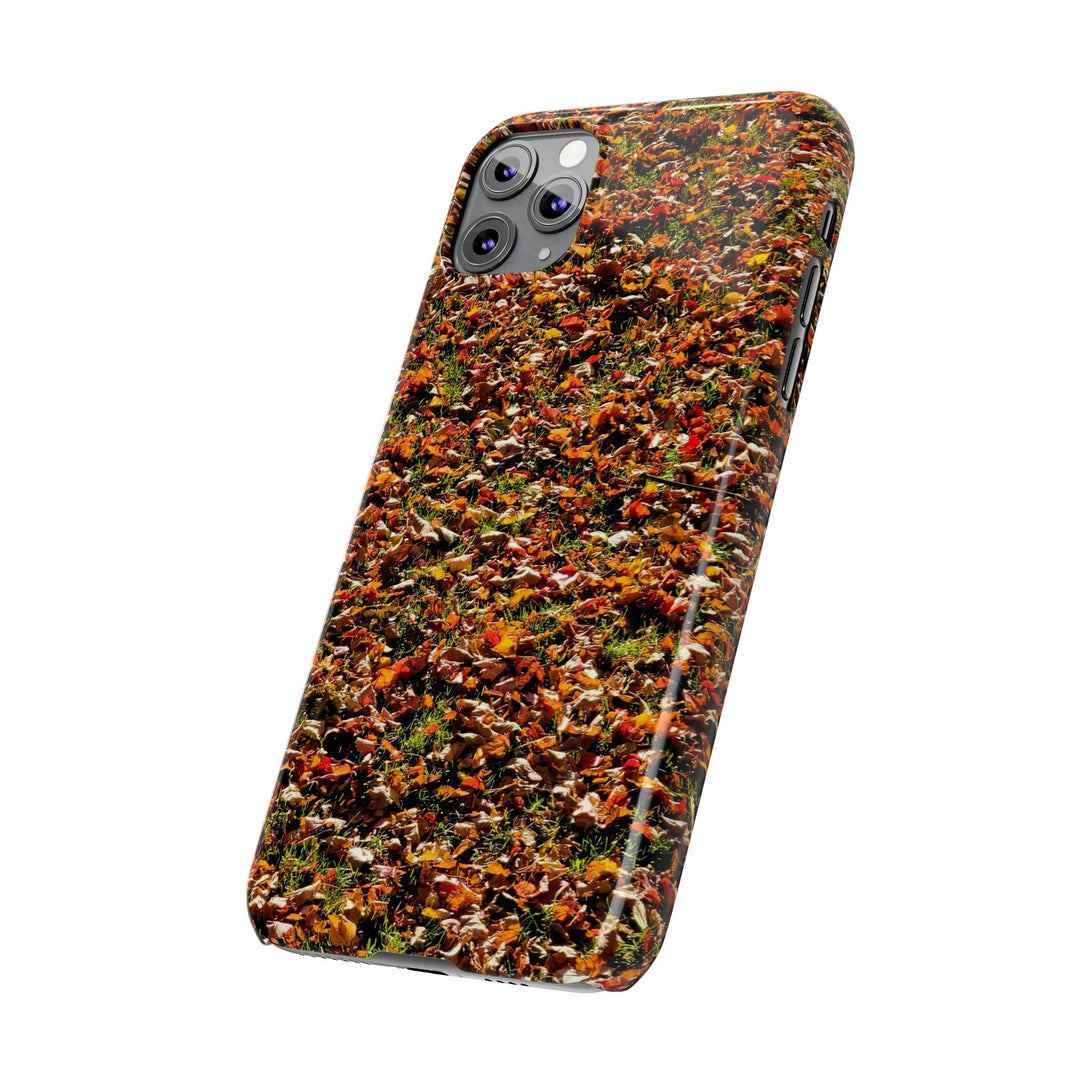 Slim Cute Phone Cases for Iphone - | iPhone 15 Case | iPhone 15 Pro Max Case, Iphone 14 Case, Iphone 14 Pro Max, Iphone 13, New England Fall Leaves - Studio40ParkLane