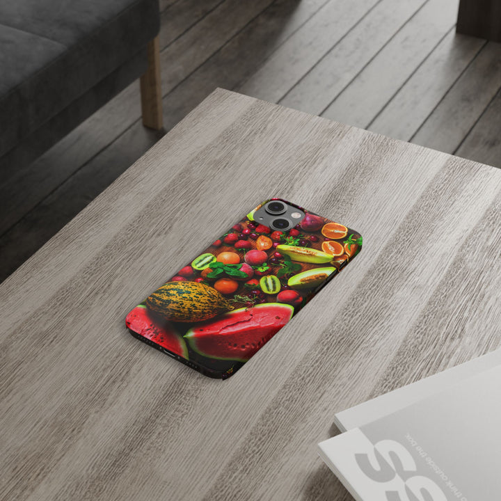 Slim Fall Fruit Collage Phone Cases for Iphone 16 | iPhone 15 Case | iPhone 15 Pro Max Case, Iphone 14, Iphone 14 Pro Max, Iphone 13, Slim Mom Dad Gift - Studio40ParkLane