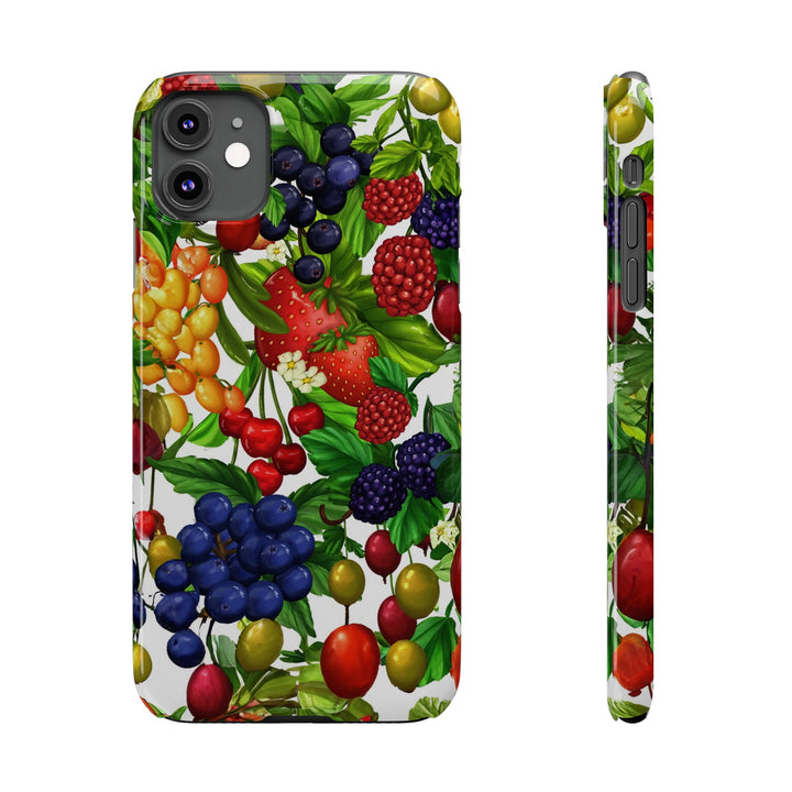 Slim Cute Phone Cases for Iphone - | iPhone 15 Case | iPhone 15 Pro Max Case, Iphone 14 Case, Iphone 14 Pro Max, Iphone 13, Summer Mixed Fruit - Studio40ParkLane
