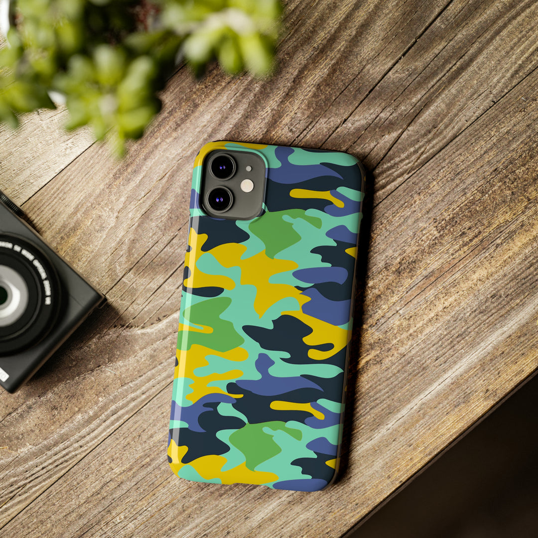 Slim Cute Phone Cases for Iphone - | iPhone 15 Case | iPhone 15 Pro Max Case, Iphone 14 Case, Iphone 14 Pro Max, Iphone 13, Late Spring Camouflage - Studio40ParkLane