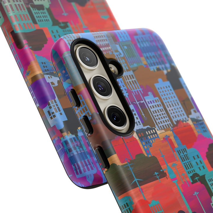 Cute Samsung Case | Cool Iphone Case | Summer City Skyline, Samsung S24, S23, S22, S21, IPhone 15 Case | Iphone 14 Case, Iphone 13 Case - Studio40ParkLane