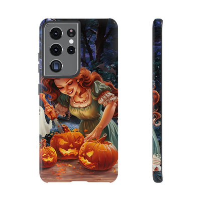 Autumn Fall Pumpkin Fairy Gift for Her Cute Phone Case for, Samsung Galaxy S24, S23, S22, S21, IPhone 16 Case | Iphone 15, Iphone 14, IPhone 13 Case