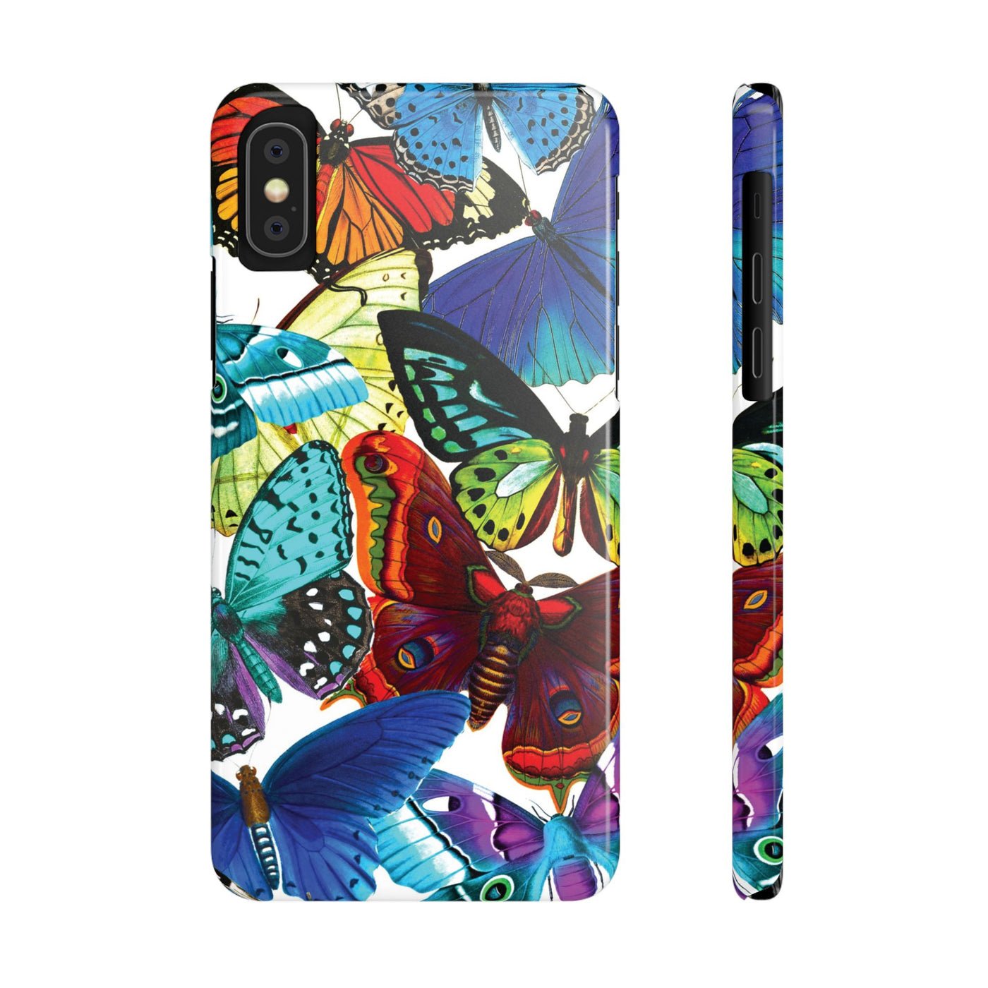 Slim Bright Butterflies Gift for Her Cute Phone Cases for Iphone 16 Pro Max | iPhone 15 Case | iPhone 15 Pro Max Case, Iphone 14, Iphone 14 Pro Max, Iphone 13 12 11 8 7