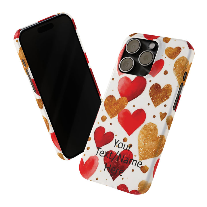 Slim Custom Personalized Valentine Love Gift for Her Cute Phone Cases for Iphone 16 Pro Max | iPhone 15 Case | iPhone 15 Pro Max Case, Iphone 14 - Studio40ParkLane