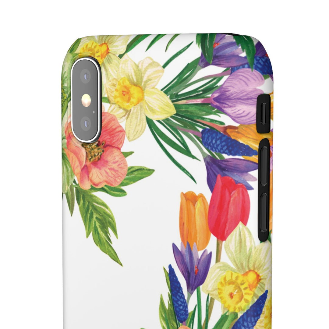 Sleek Snap Spring Summer Flowers Cute Phone Case for iPhone 16 15 14 13 12 11 X Xs Max Xr Pro Plus Samsung Galaxy S24 S23 S22 S21 S20 Ultra