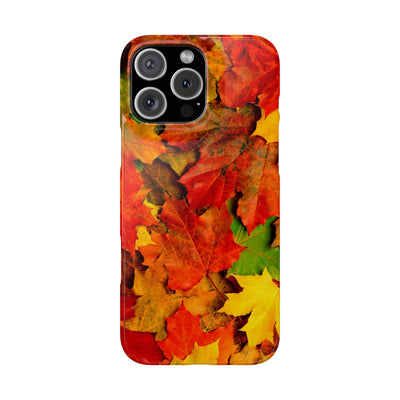 Fall Leaves Slim Cute Phone Cases for Iphone  | iPhone 15 Case | iPhone 15 Pro Max Case, Iphone 14, Iphone 14 Pro Max, Iphone 13