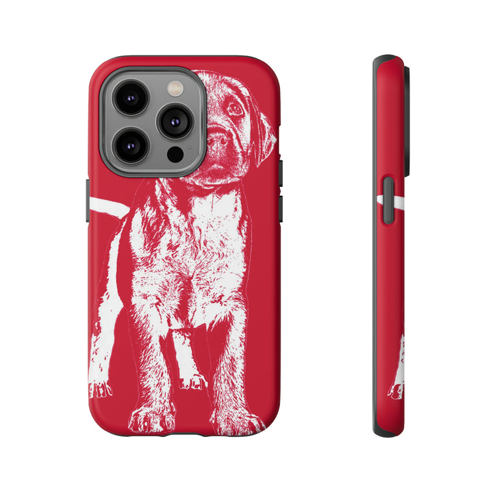 Cute IPhone Case | iPhone 15 Case | iPhone 15 Pro Max Case, Iphone 14 Case, Iphone 14 Pro Max Case IPhone Case for Dog Lovers, Puppy Dog Red - Studio40ParkLane