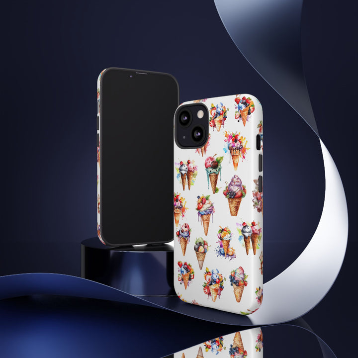 Impact Resistant, Summer Icecream, Cute Phone Cases for Samsung S24, S23, S22, S21, IPhone 15 pro, Iphone 14 pro, Iphone 13 IPhone 12, Iphone 11 - Studio40ParkLane
