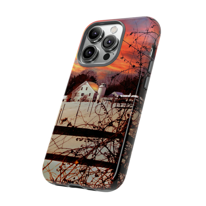 Cool Phone Case | Winter Sunset, For iPhone 15 Case | iPhone 15 Pro Case, Iphone 14 Case, Iphone 14 Pro Max Case, Protective Iphone Case - Studio40ParkLane