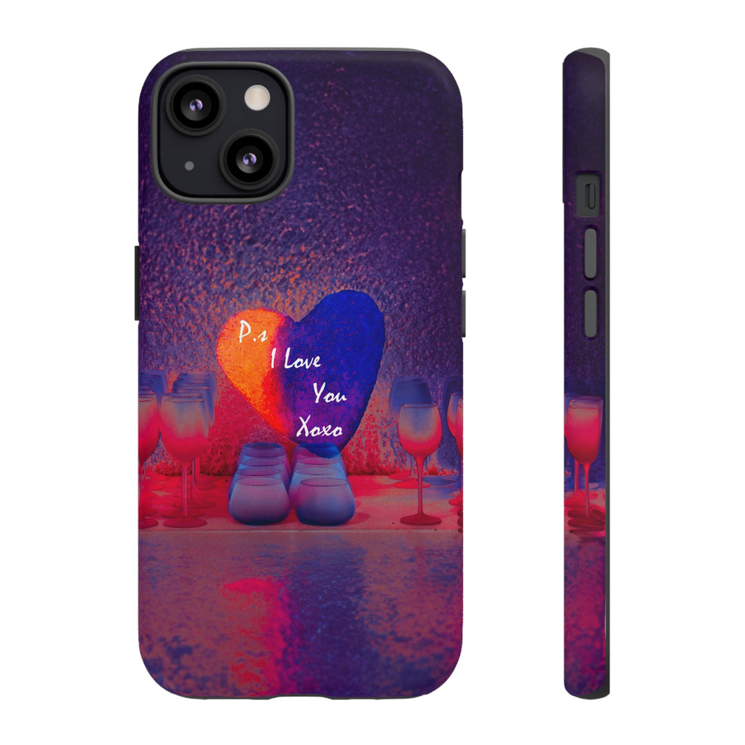 Cute Samsung Case | Cool Iphone Case | PS I love You - Heart, Samsung S24, S23, S22, S21, IPhone 15 Case | Iphone 14 Case, Iphone 13 Case - Studio40ParkLane