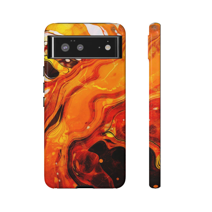 Impact Resistant, Fall Colors Marble, Cute Phone Cases for Samsung S24, S23, S22, S21, IPhone 15 pro Iphone 14 pro Iphone 13 IPhone 12 Iphone 11 - Studio40ParkLane