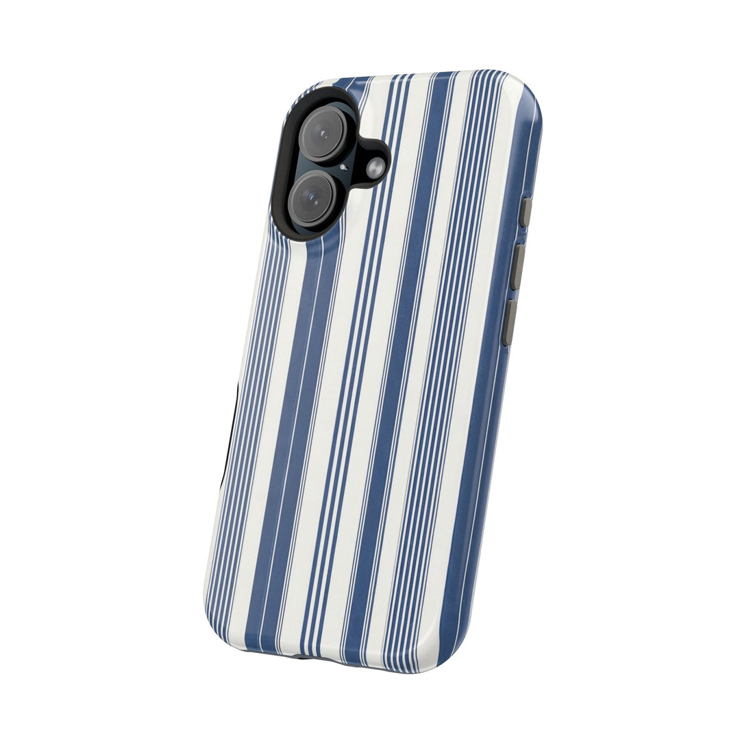 MagSafe Cute Phone Case, Coastal Striped Phone Case for iPhone 17 16 15 14 13 12 Pro Max, Samsung S26 S25 S24 Ultra case - Studio40ParkLane