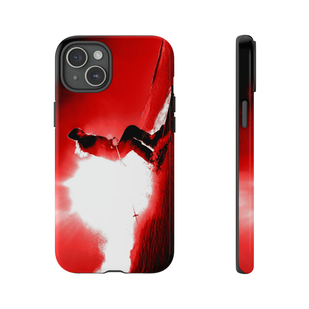 Cute IPhone Case | iPhone 15 Case | iPhone 15 Pro Max Case, Iphone 14 Case, Iphone 14 Pro Max Case IPhone Case for Art Lovers - Red Skier - Studio40ParkLane