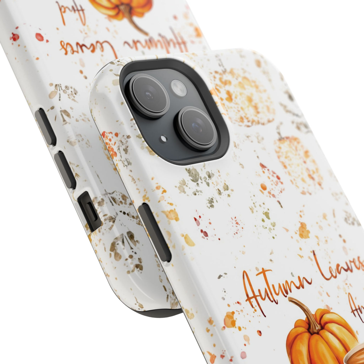 Fall Leaves Pumpkins Tough Magsafe Cute Phone Cases for Iphone | iPhone 15 Case | iPhone 15 Pro Max Case, Iphone 14, Iphone 14 13 12 11 10 9 8 7 - Studio40ParkLane