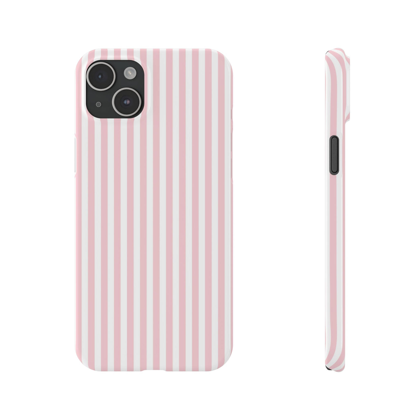 Slim Sweet Pink Striped Cute Phone Case for Iphone 16 - | iPhone 15 Pro Max Case | iPhone 14 Case Iphone 13 12 11 10 9 8 7 X XS Gift for Her