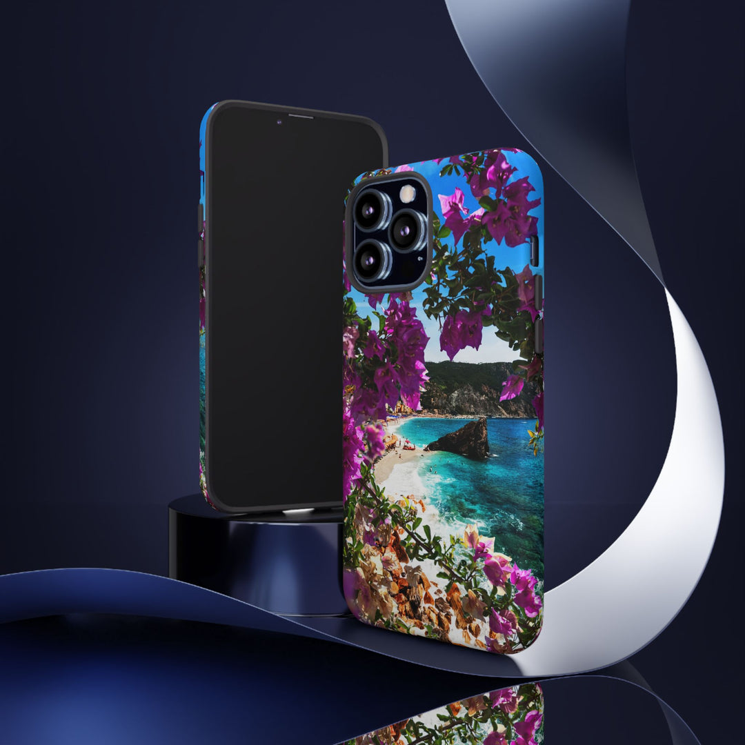 Impact Resistant, Bougainvillea Seaview, Cute Phone Cases for Samsung S24, S23, S22, S21, IPhone 15 pro Iphone 14 pro Iphone 13 IPhone 12 Iphone 11 - Studio40ParkLane