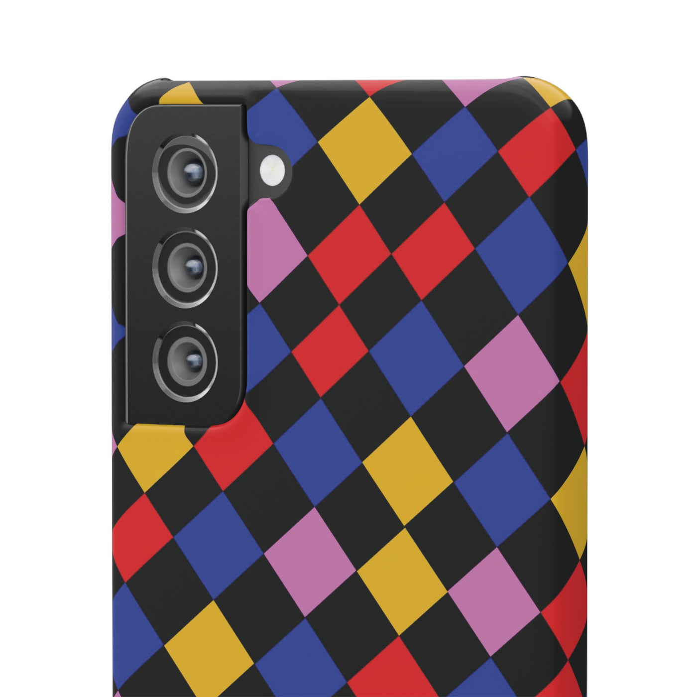 Colorful Checkerboard Cute Phone Case - Sleek Snap - for iPhone 16 15 14 13 12 11 Max Pro Plus Samsung Galaxy S24 S23 S22 S21 S20 Plus Ultra - Studio40ParkLane