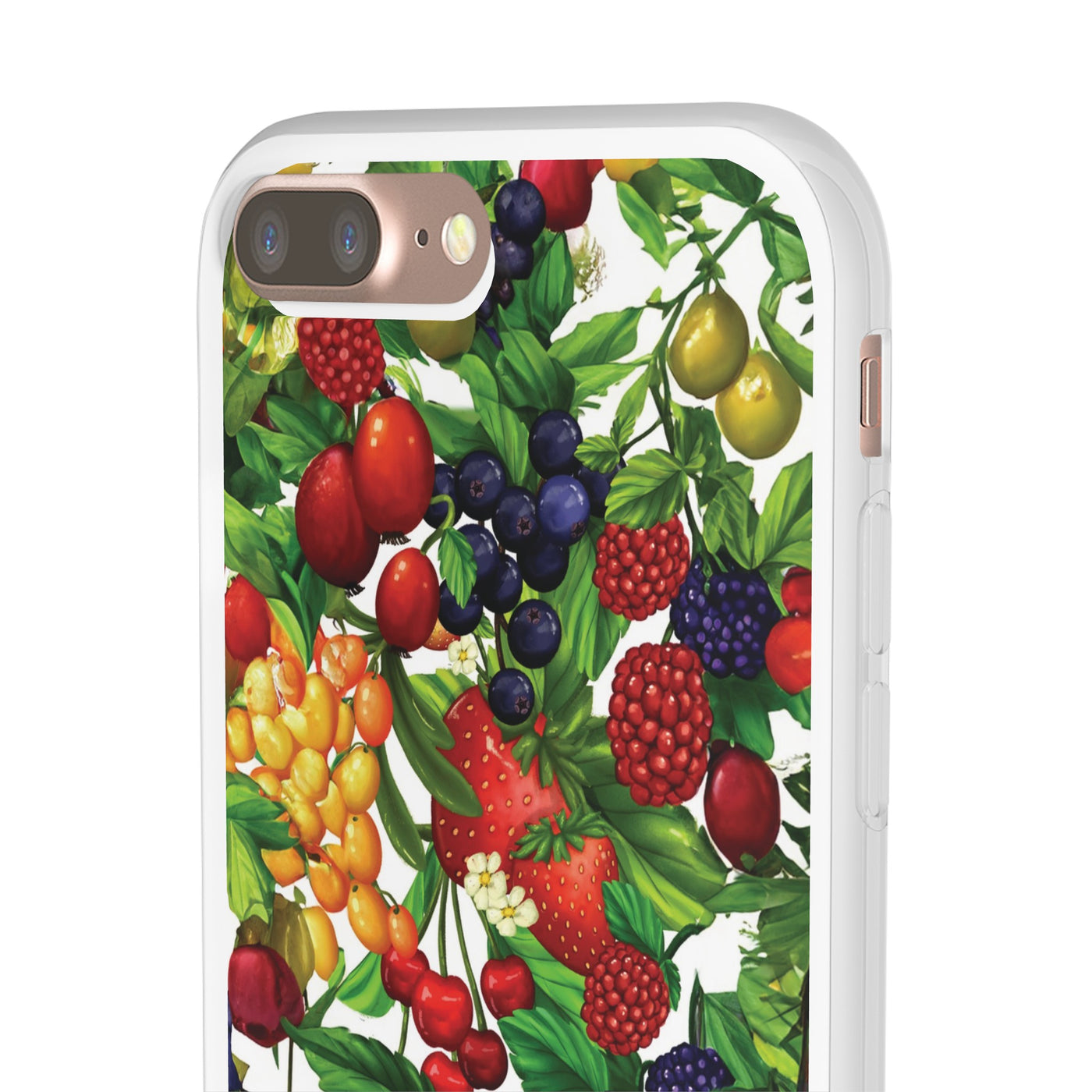 Cute Flexi Phone Cases, For Samsung Galaxy and Iphone, Summer Mixed Fruit, Galaxy S23 Phone Case, Samsung S22 Case, Samsung S21, Iphone 15, Iphone 14, Iphone 13