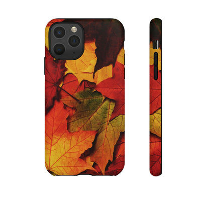 Autumn Fall Leaves Gift Cute Phone Case for, Samsung Galaxy S24, S23, S22, S21, IPhone 16 Case | Iphone 15, Iphone 14, IPhone 13 Case Mom Dad Gift