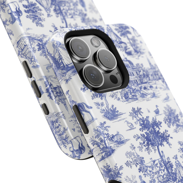 Custom Personalized French Toile Magsafe Phone Case for Iphone 18 - iPhone 17 Pro Max Air Plus 15 14 13 12 11, Samsung Galaxy Phone Cases - Studio40ParkLane