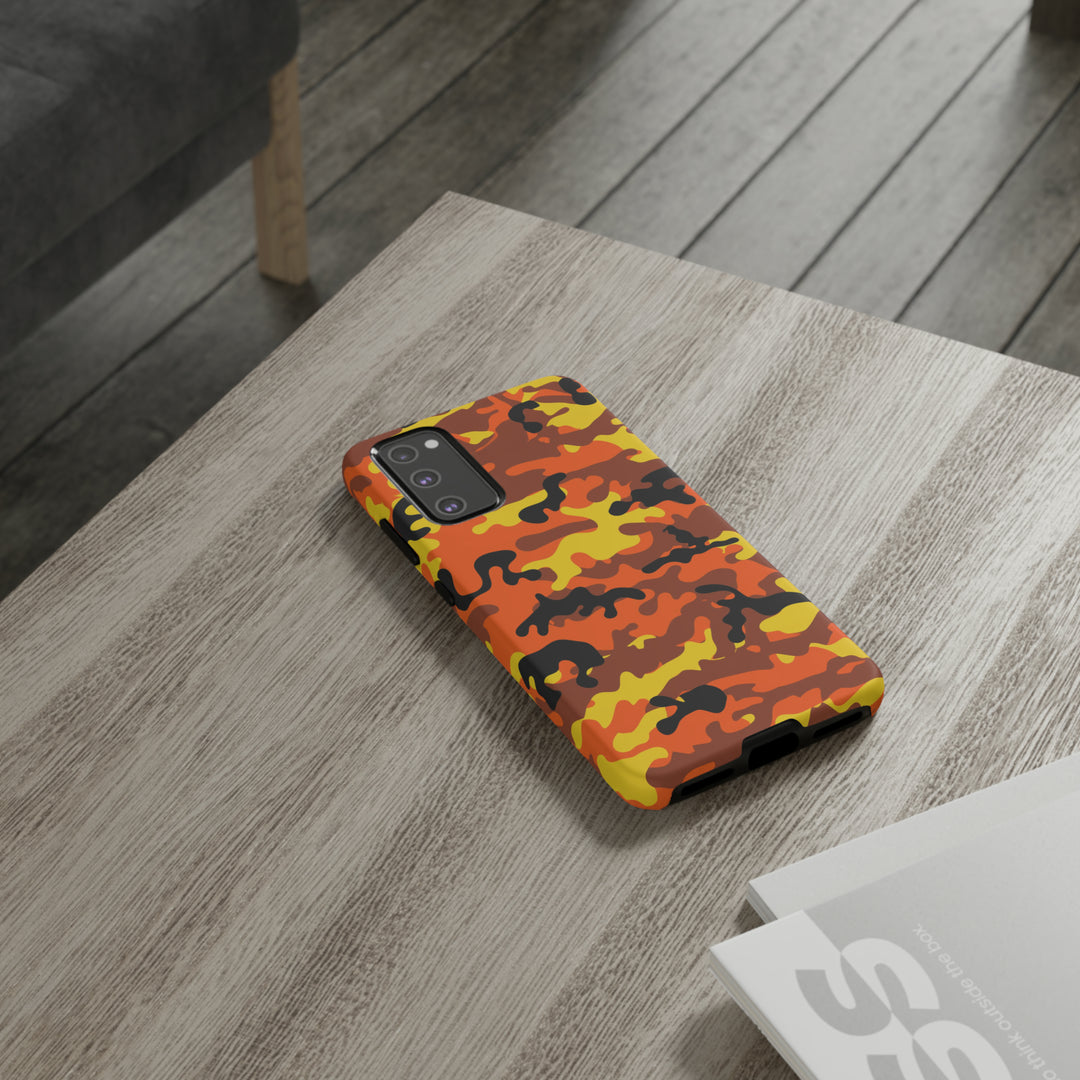 Cool Phone Case | Aesthetic Phone Case | Fall Camo | For Samsung Galaxy S23, S22, S21, S20 | Luxury Double Layer | Cute - Studio40ParkLane
