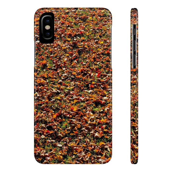 Slim Cute Phone Cases for Iphone - | iPhone 15 Case | iPhone 15 Pro Max Case, Iphone 14 Case, Iphone 14 Pro Max, Iphone 13, New England Fall Leaves - Studio40ParkLane