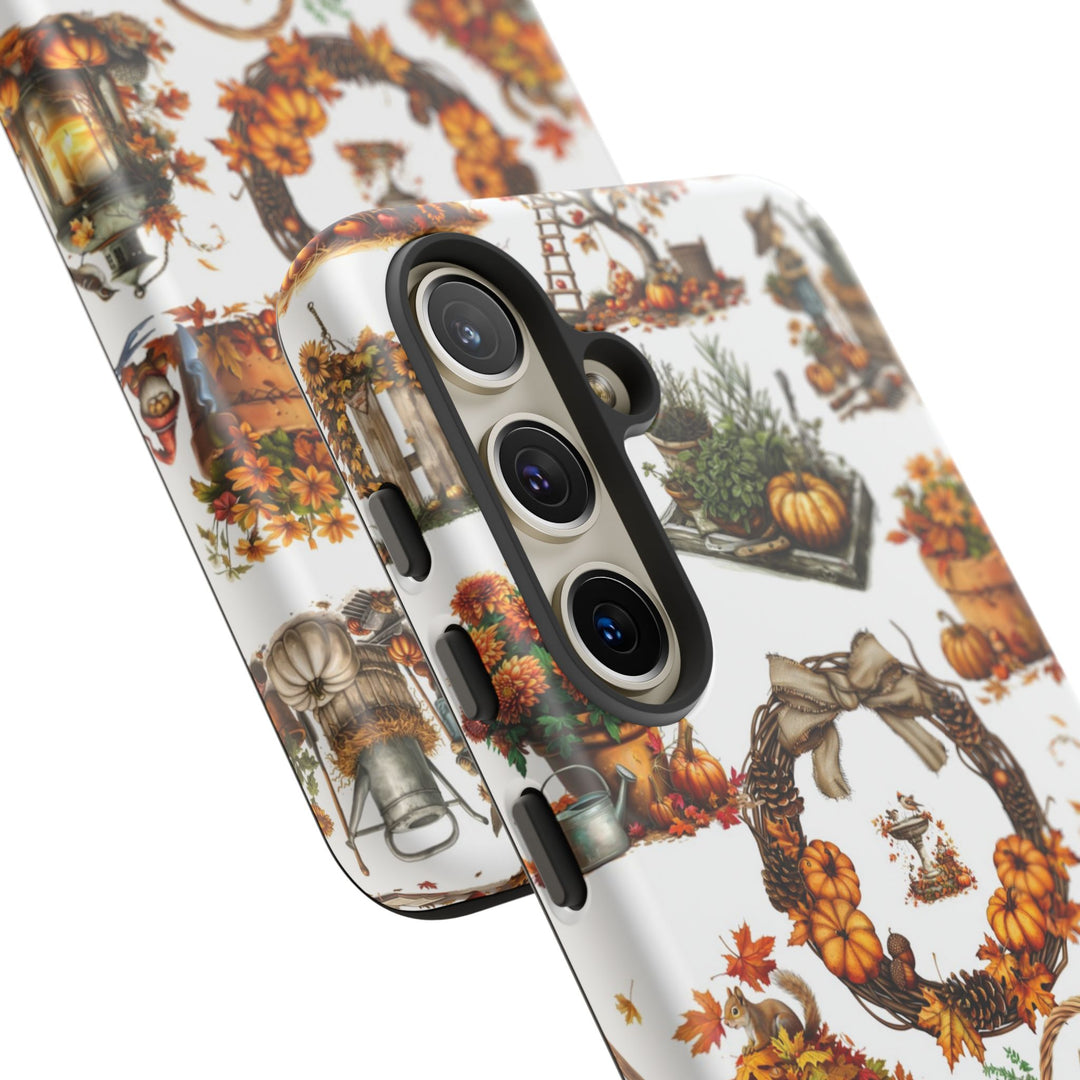 Impact Resistant, Fall Leaves Collage, Cute Phone Cases for Samsung S24, S23, S22, S21, IPhone 15 pro Iphone 14 pro Iphone 13 IPhone 12 Iphone 11 - Studio40ParkLane