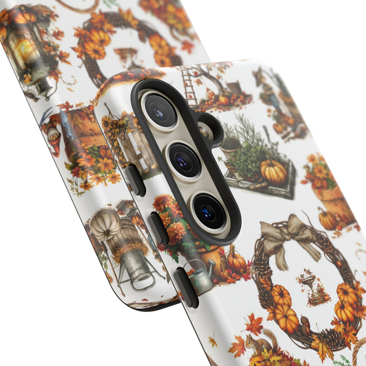 Impact Resistant, Fall Leaves Collage, Cute Phone Cases for Samsung S24, S23, S22, S21, IPhone 15 pro Iphone 14 pro Iphone 13 IPhone 12 Iphone 11 - Studio40ParkLane