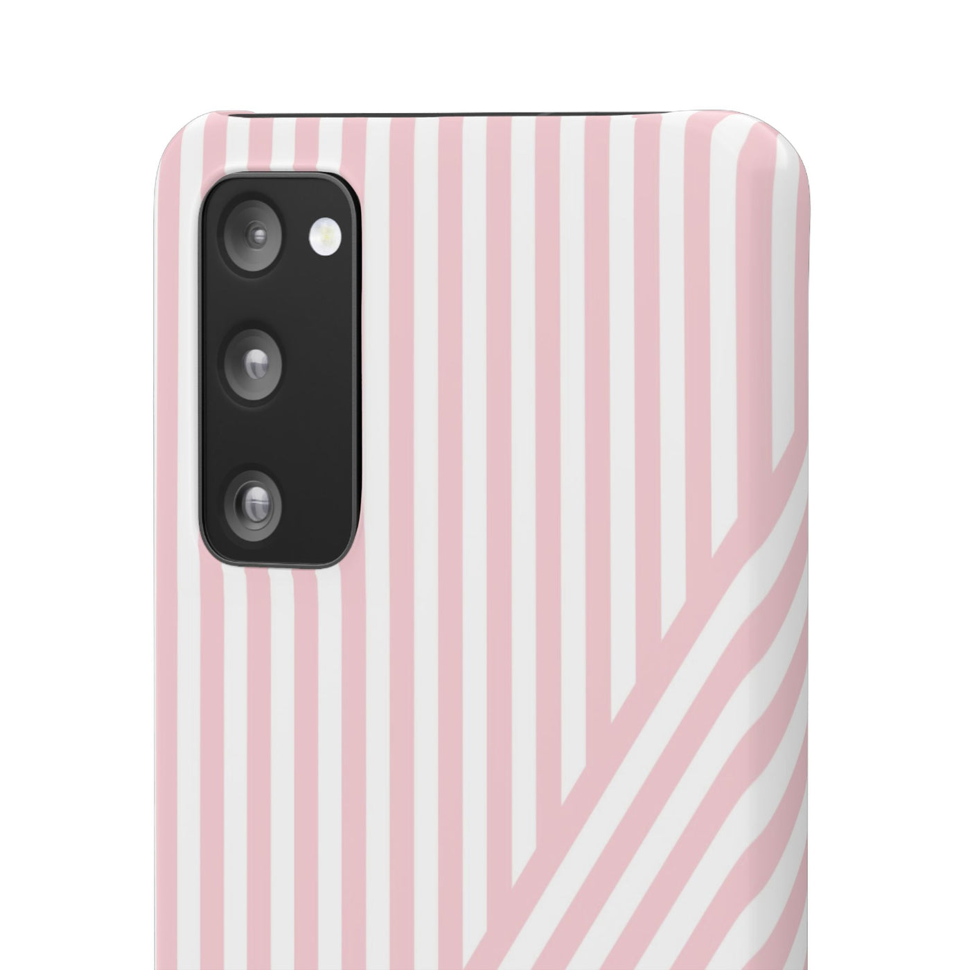 Aesthetic Sweet Pink Stripes Cute Phone Case Sleek Snap - For iPhone 17 Pro Max iPhone 16 Pro iPhone 15 Iphone 14 Plus 13 Pro 12 11 10 Gift
