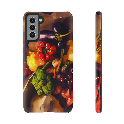 Impact Resistant, Fall Farm Vegetables, Cute Phone Cases for Samsung S24, S23, S22, S21, IPhone 15 pro Iphone 14 pro Iphone 13 IPhone 12 Iphone 11