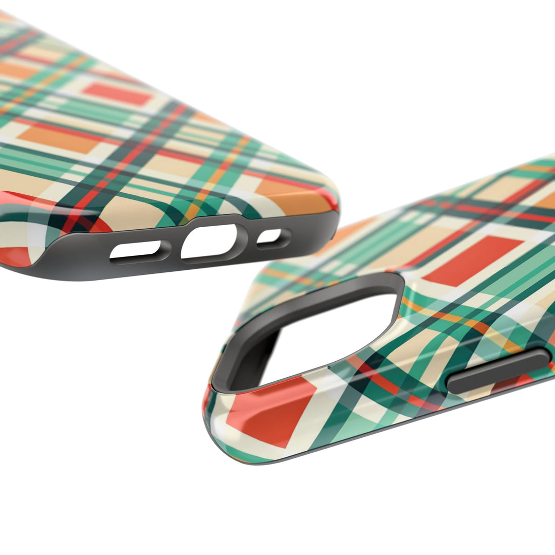 Checkered Plaid Magsafe Gift for Her Cute Phone Case for Iphone, | iPhone 16 | iPhone 15 Pro Max, Iphone 14 Pro Max, 13 12 11 10 9 8 7 - Studio40ParkLane