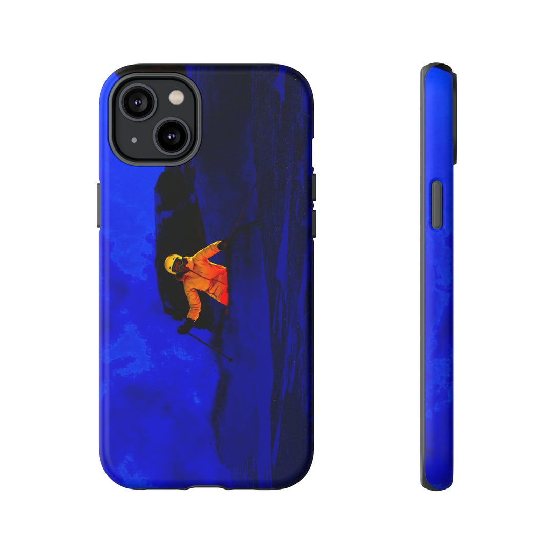 Cute IPhone Case | iPhone 15 Case | iPhone 15 Pro Max Case, Iphone 14 Case, Iphone 14 Pro Max Case IPhone Case for Art Lovers, Skier Mountain Night - Studio40ParkLane