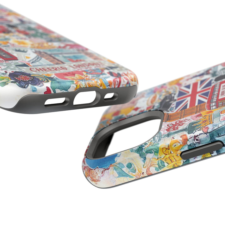 London England Coquette Collage Tough Magsafe Cute Phone Cases for Iphone | iPhone 17 Pro Max Case, Iphone 16, Iphone 15 14 13 12 11 10 9 - Studio40ParkLane
