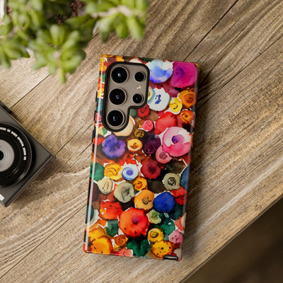 Impact Resistant, Fall Colors Buttons, Cute Phone Cases for Samsung S24, S23, S22, S21, IPhone 15 pro Iphone 14 pro Iphone 13 IPhone 12 Iphone 11