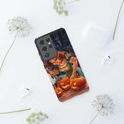 Autumn Fall Pumpkin Fairy Gift for Her Cute Phone Case for, Samsung Galaxy S24, S23, S22, S21, IPhone 16 Case | Iphone 15, Iphone 14, IPhone 13 Case