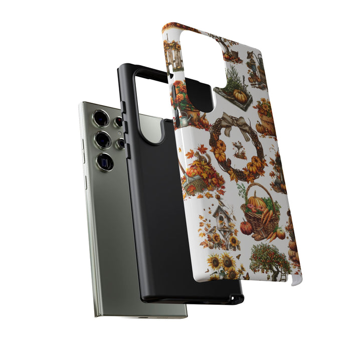 Impact Resistant, Fall Leaves Collage, Cute Phone Cases for Samsung S24, S23, S22, S21, IPhone 15 pro Iphone 14 pro Iphone 13 IPhone 12 Iphone 11 - Studio40ParkLane