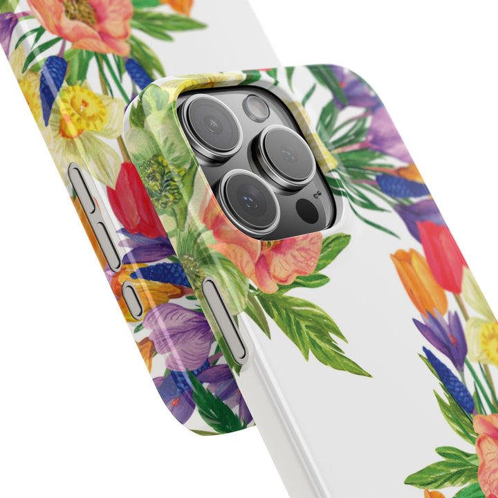 Slim Spring Flowers Gift for Her Cute Phone Cases for Iphone 16 Pro Max | iPhone 15 Case | iPhone 15 Pro Max Case, Iphone 14, 13, 12, 11, 10, 8, 7 - Studio40ParkLane