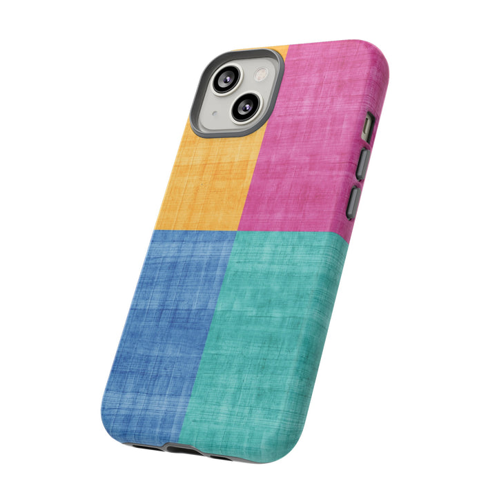 Impact Resistant, Colored Shapes, Cute Phone Cases for Samsung S24, S23, S22, S21, IPhone 15 pro Iphone 14 pro Iphone 13 IPhone 12 Iphone 11 - Studio40ParkLane
